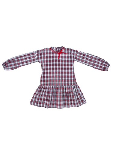 Penelope Dress Christmas plaid