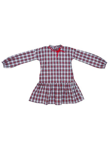 Penelope Dress Christmas plaid