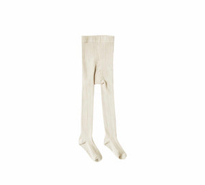 Solid Ribbed Tights