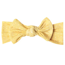 Copper Pearl Knit Headband Bow(prints)