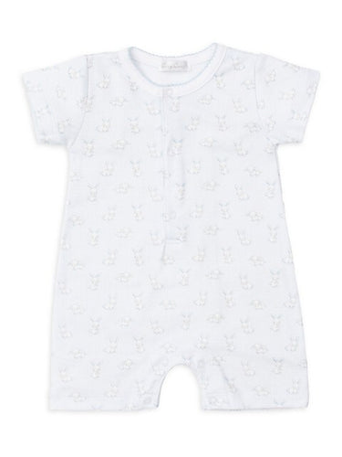 Gingham Bunnies Playsuit, Blue