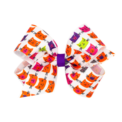 Medium Halloween Bow, Cat