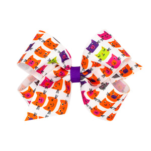 Medium Halloween Bow, Cat