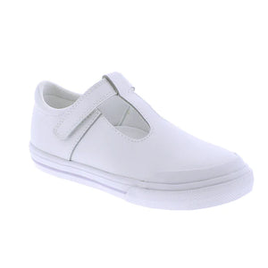 Footmates Drew, White Leather
