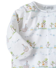 Noah’s Ark Print Conv. Gown, Blue