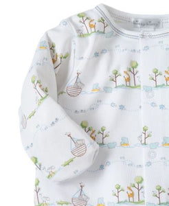 Noah’s Ark Print Conv. Gown, Blue