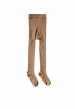 Solid Ribbed Tights