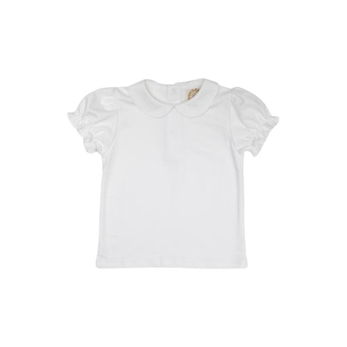 Maudes Peter Pan Short Sleeve Pima Shirt