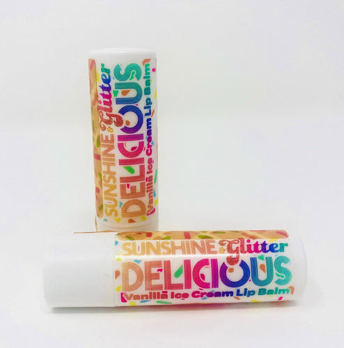 DELICIOUS Vanilla Ice Cream Lip Balm - 100% Organic
