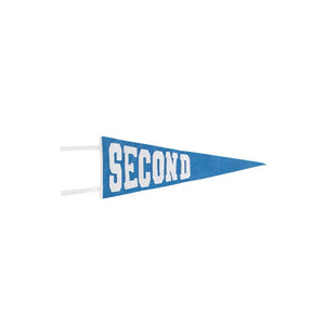 Back to School Pennant Park City Periwinkle Felt