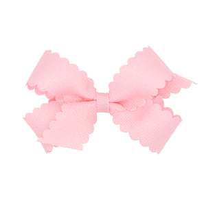 Mini Grosgrain Scalloped Edge Bow(9791)