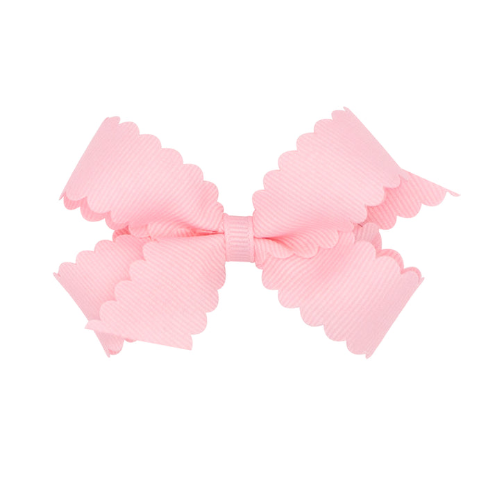 Mini Grosgrain Scalloped Edge Bow(9791)
