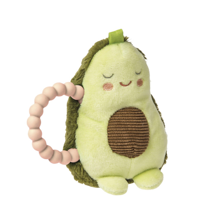 Yummy Avocado Teether Rattle – 6″