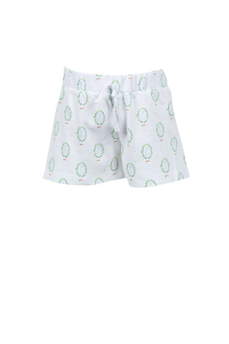 Avery Blue Easter Boy Shorts, Pima