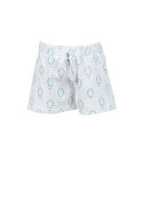 Avery Blue Easter Boy Shorts, Pima