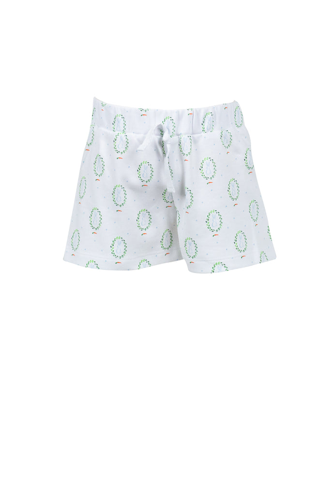 Avery Blue Easter Boy Shorts, Pima