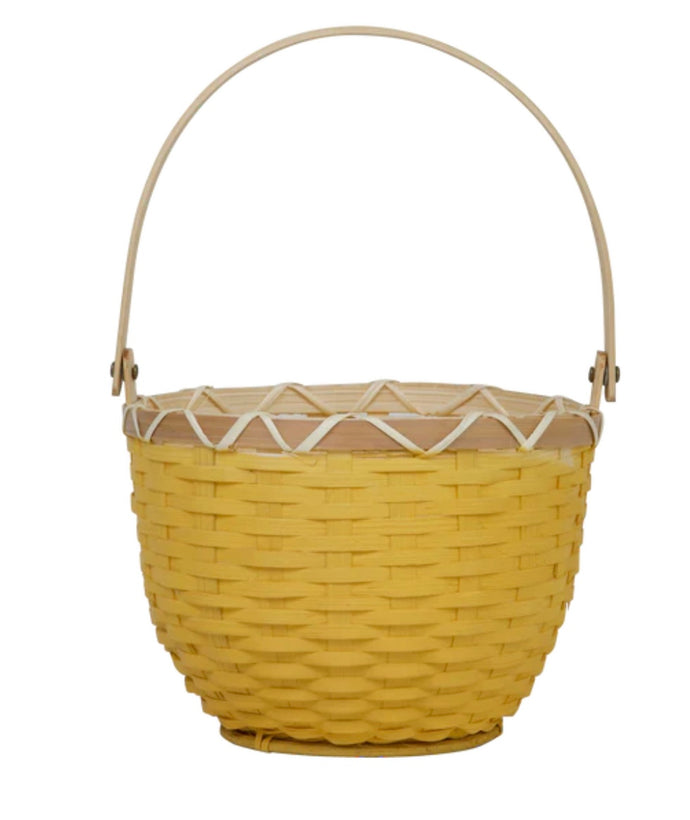 BLOSSOM BASKET SMALL Mustard