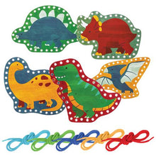 Lacing Card Set, Dino