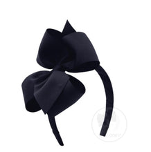 Small King Classic Grosgrain Bow on Headband