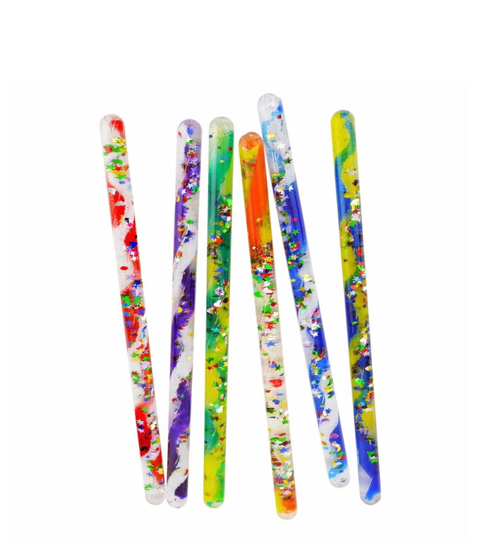 Jumbo Spiral Glitter Wand