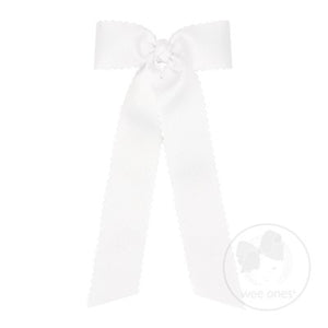 Medium Scallop Trim Longtail Bow