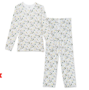 so silent night holiday modal mens pajama set