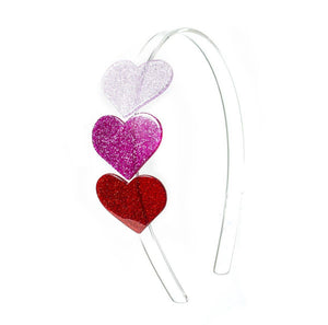Valentine Heart Acrylic Headbands