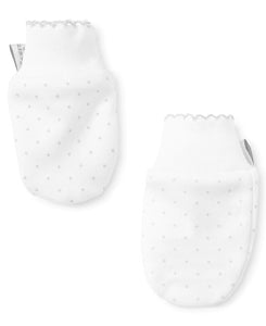 Kissy Kissy Dots Print Mittens