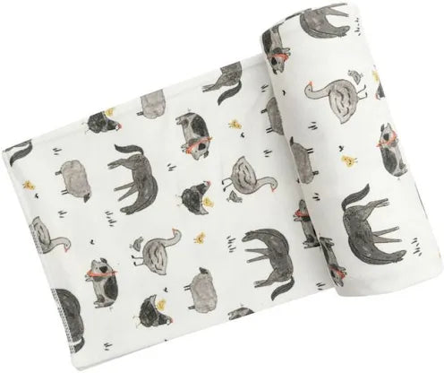 Swaddle Blanket, Farm Animals