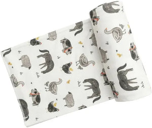 Swaddle Blanket, Farm Animals