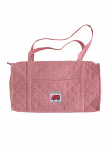 Red Firetruck Quilted Luggage