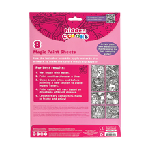 hidden colors magic paint sheets - magic friends