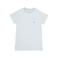 Carter Crewneck Buckhead Blue Stripe With Park City Periwinkle Stork