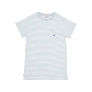 Carter Crewneck Buckhead Blue Stripe With Park City Periwinkle Stork