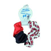 Ole Miss Colorblock Scrunchie