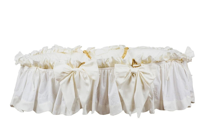 The Proper Peony Ecru Moses Basket