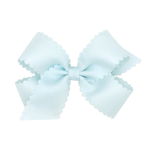 King Grosgrain Scalloped Edge Bow(9795)