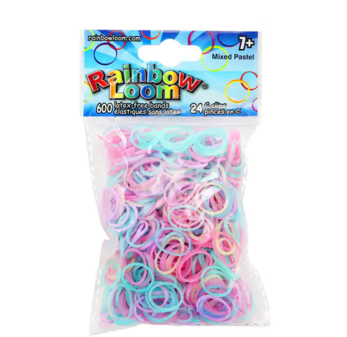 Rainbow Loom, Mixed Bands, Pastel