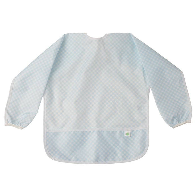 Blue Gingham Toddler Cover Everything Bib