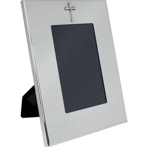 Vertical Wide Border Frame w/Cross 4 x 6