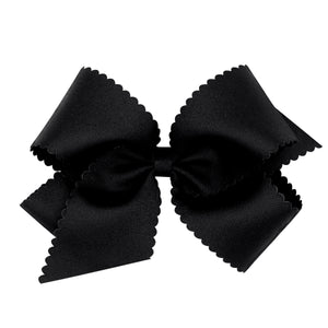 King Grosgrain Scalloped Edge Bow(9795)