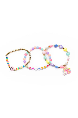 RAINBOW SMILES BRACELET SET