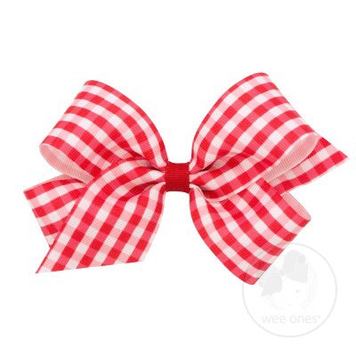 Medium Gingham Bow