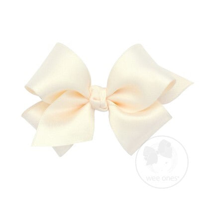 WeeOnes French Satin Bow, Medium(5531)